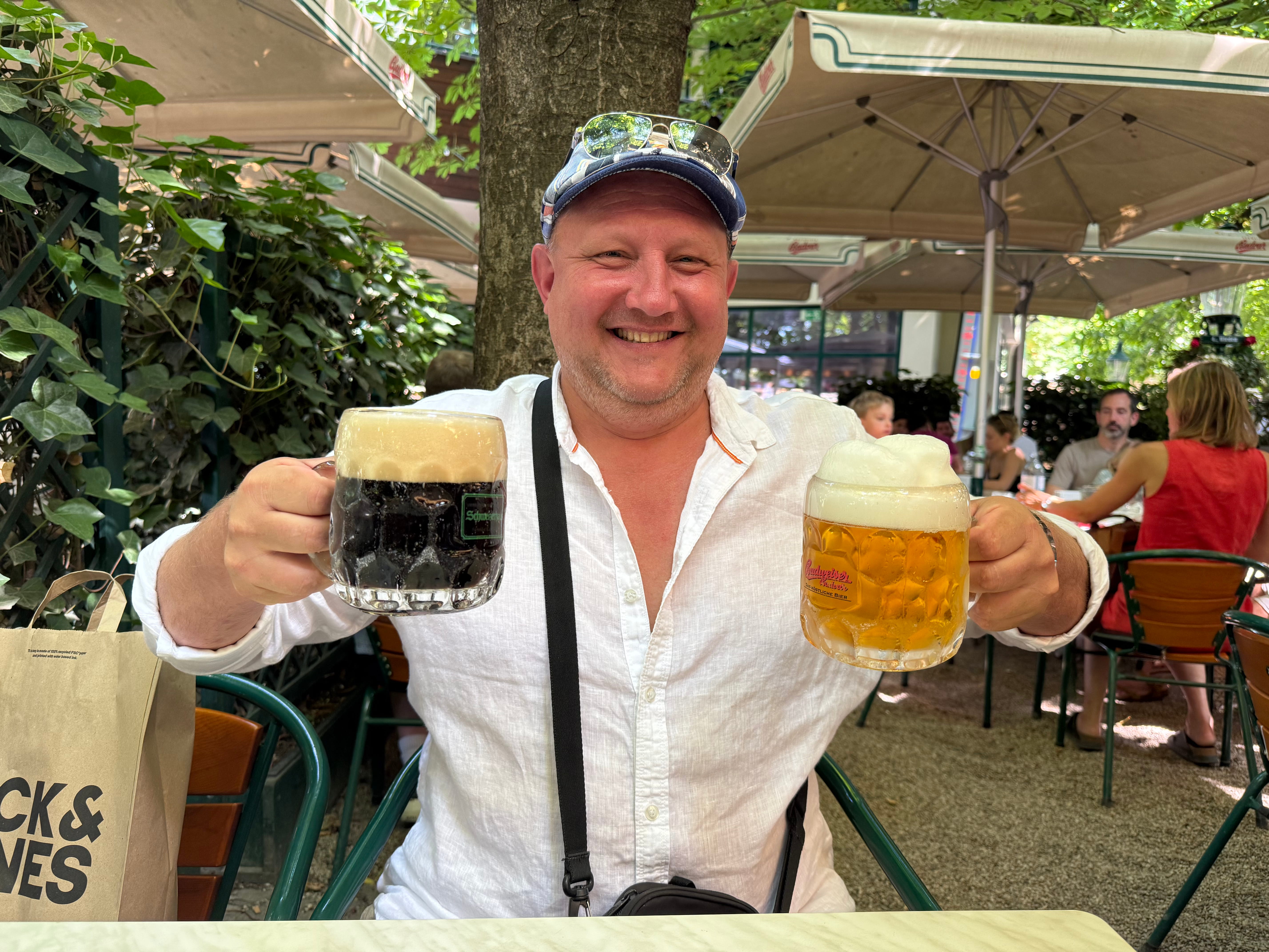 Tapman VR enjoying fresh draft beer